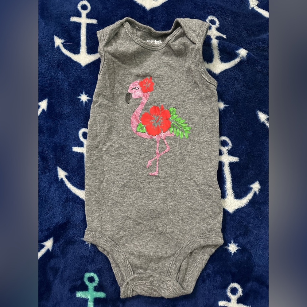 Flamingo onesie